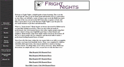 Desktop Screenshot of frightnights.com